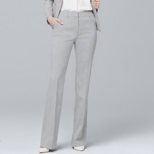 EUC White House Black Market “The Flare” Grey Dress Pants
